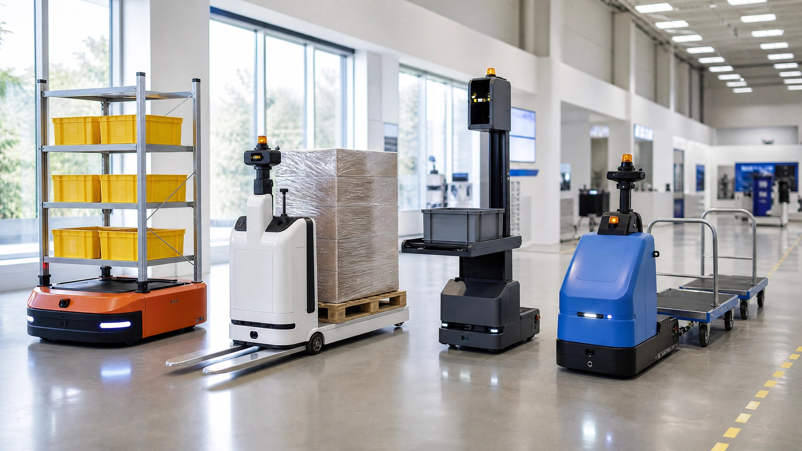 Navigating the Different Classes of AMR and AGVs