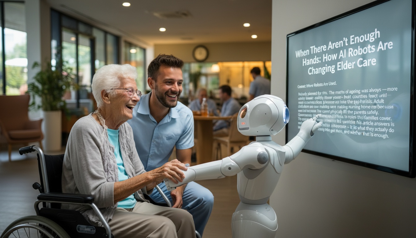 When There Aren't Enough Hands: How AI Robots Are Changing Elder Care