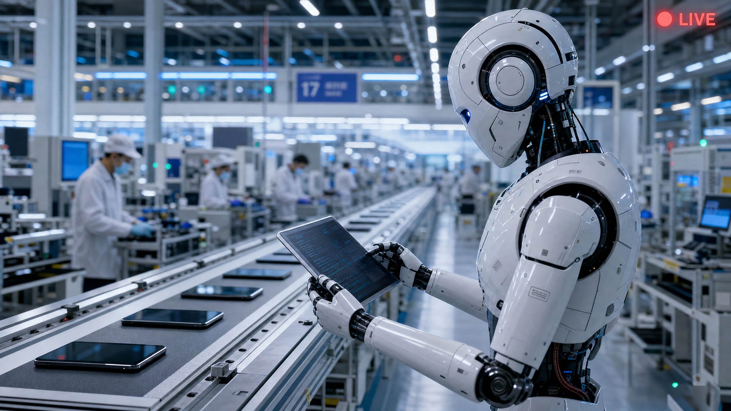 AgiBot G2 Humanoids Begin 6-Day Live Factory Quality Inspection