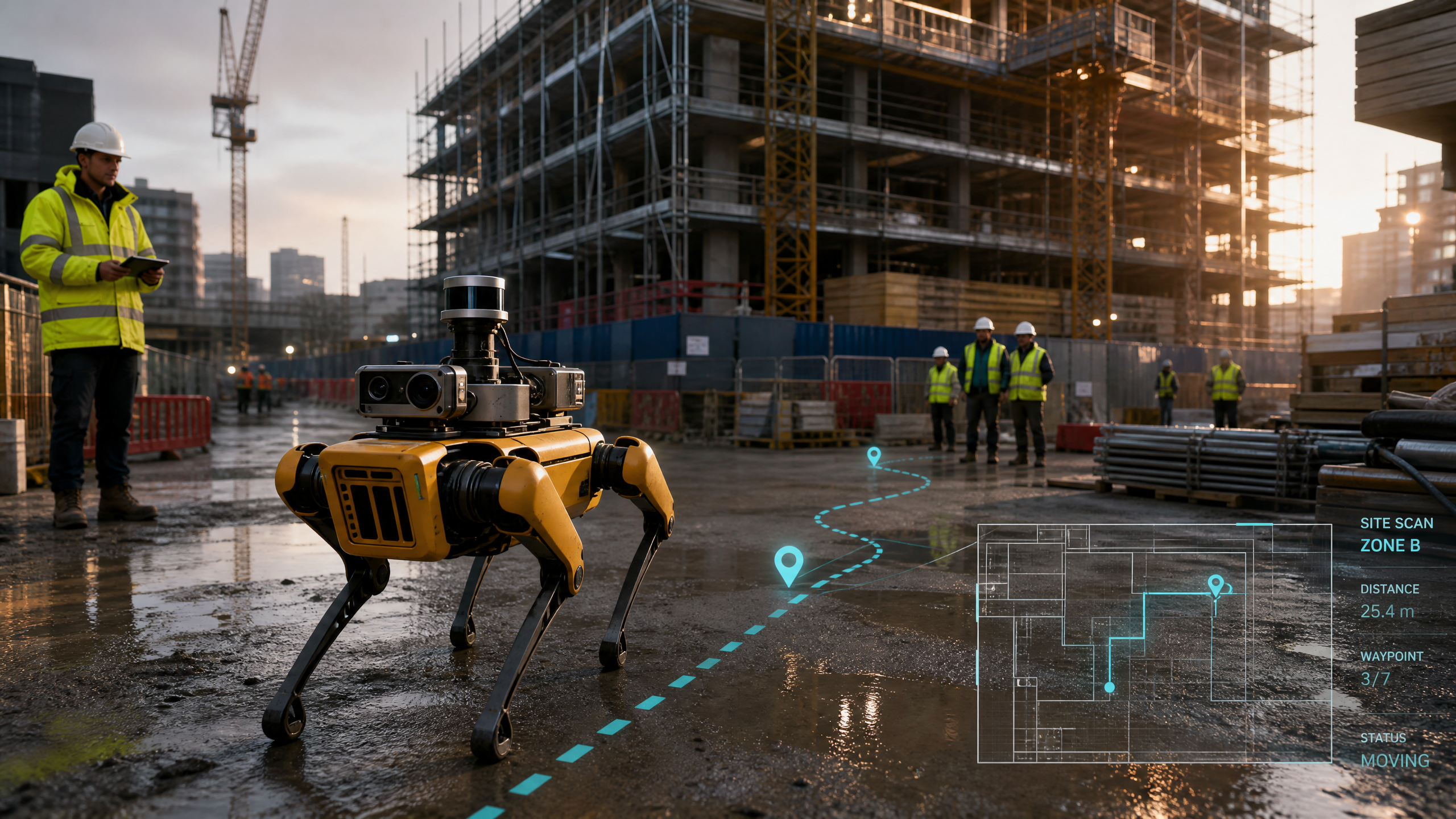 McLaren Construction partners with FieldAI to roll out robot dogs at scale on UK sites