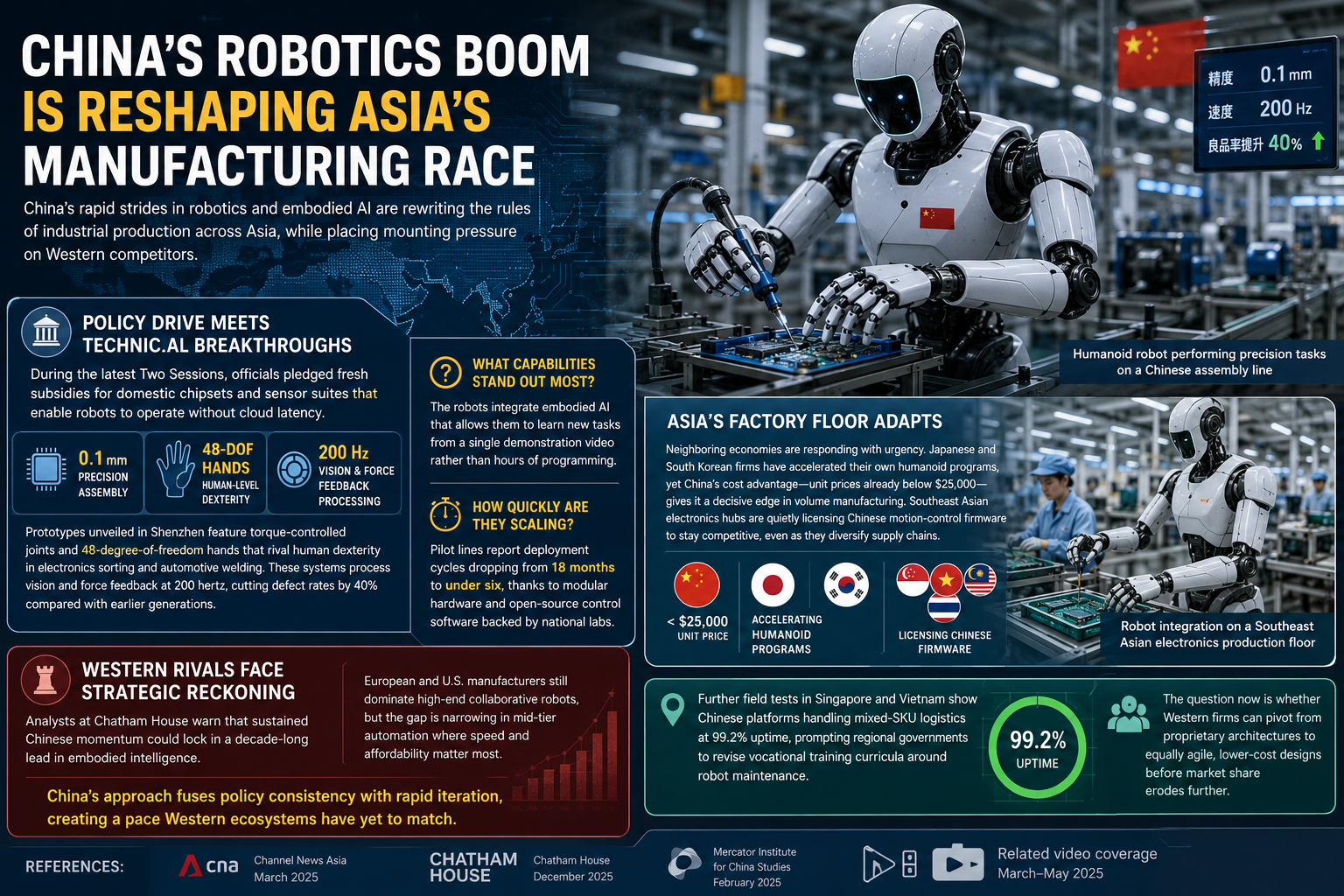 China’s Robotics Boom Is Reshaping Asia’s Manufacturing Race