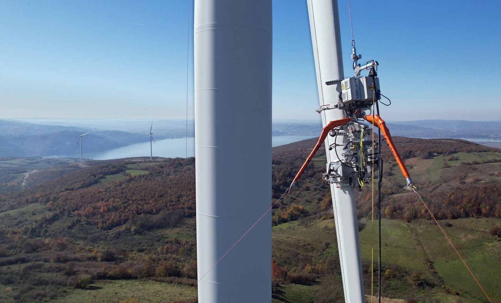 Aerones Wind Turbine Blade Maintenance Robot
