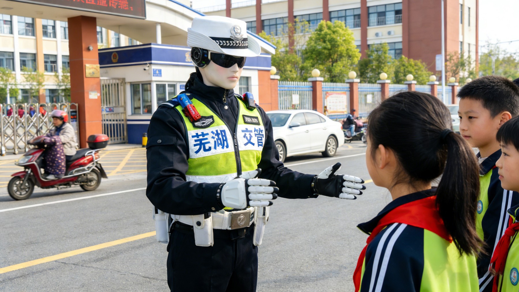 AiMOGA Traffic Police Robot