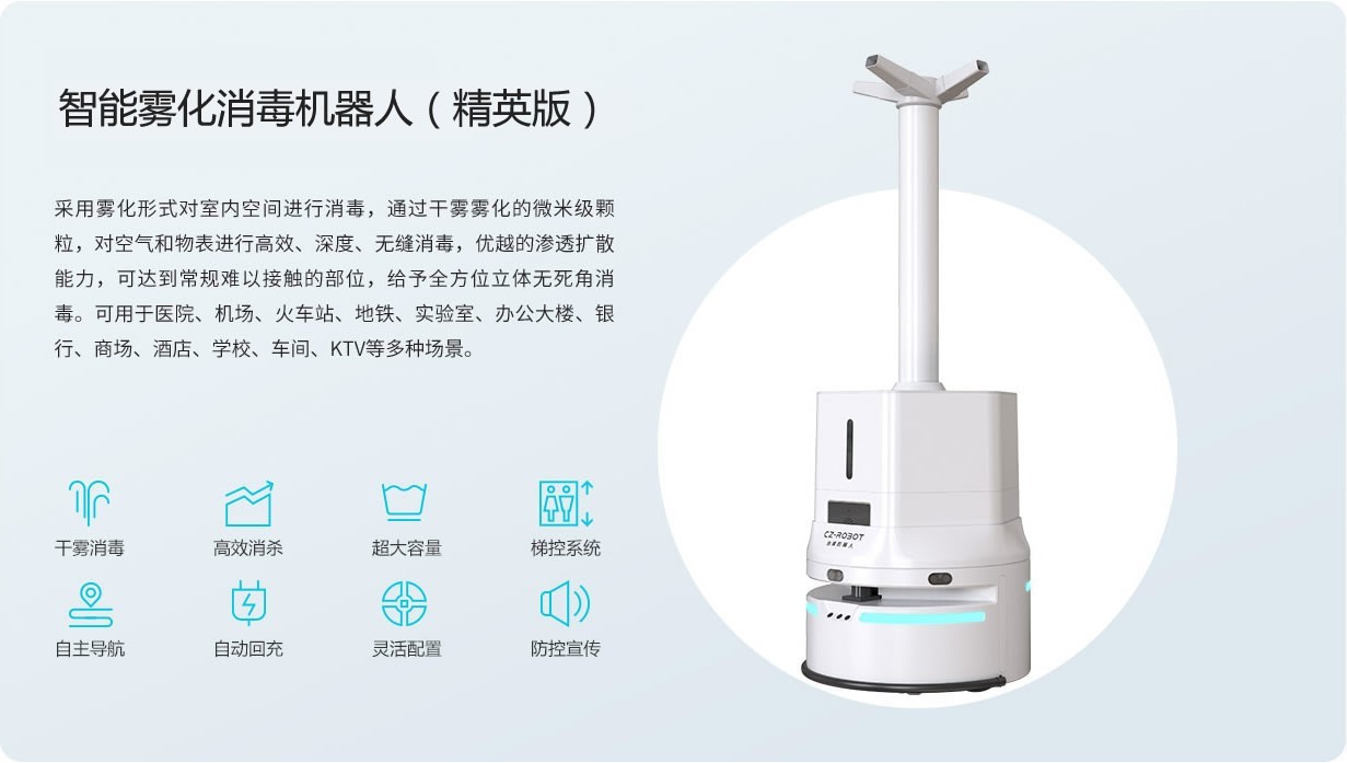Fog Disinfection Robot Elite