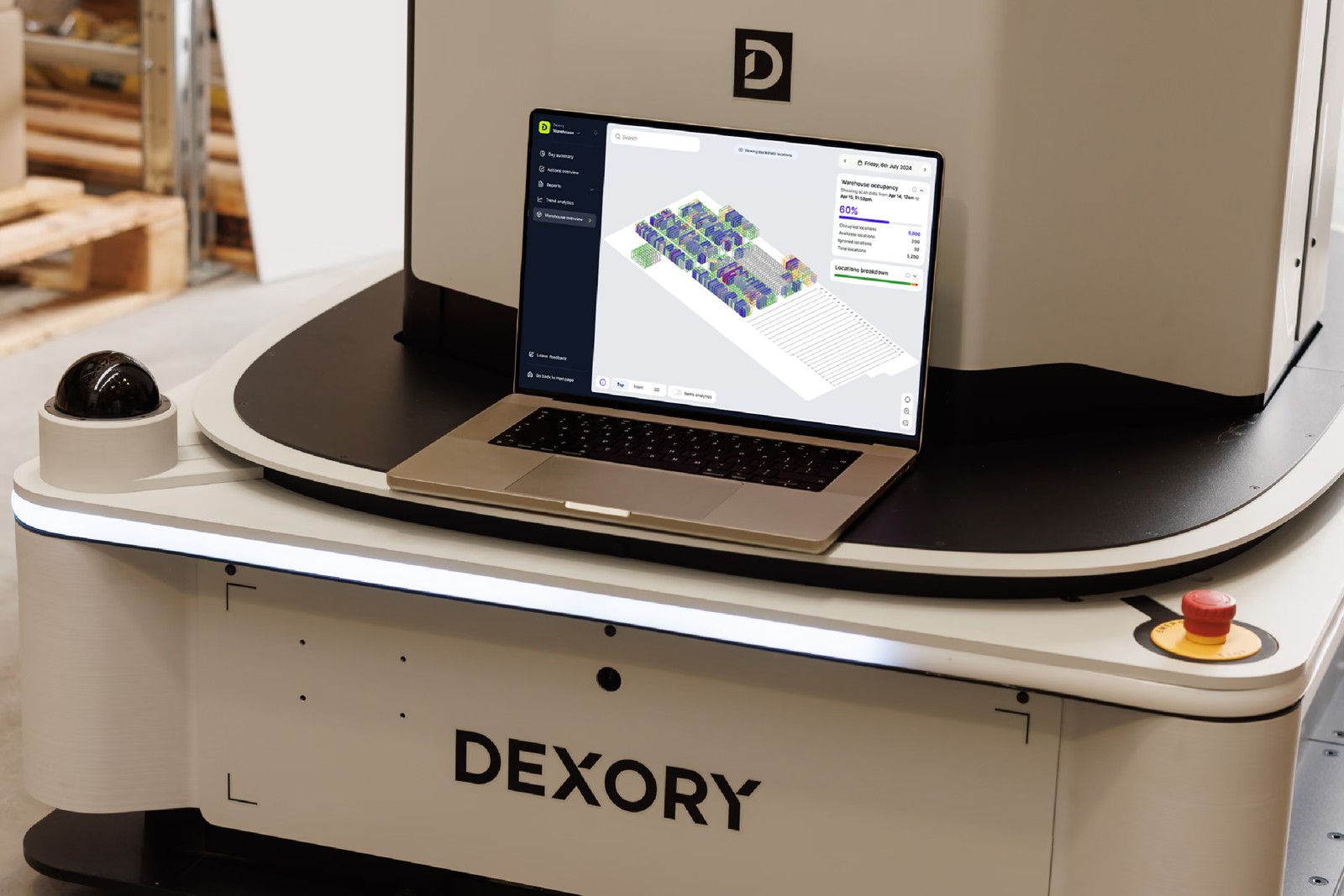 Dexory RE4 Autonomous Scanning Robot