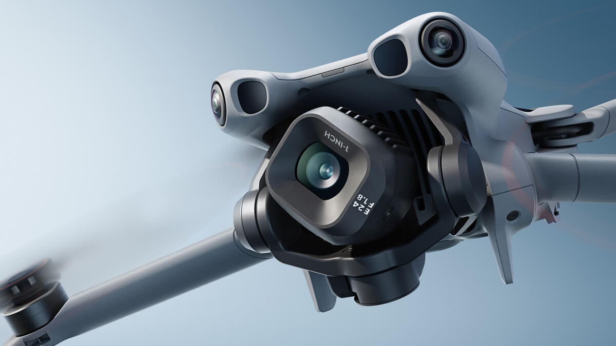 DJI Mini 5 Pro 1-inch camera close-up