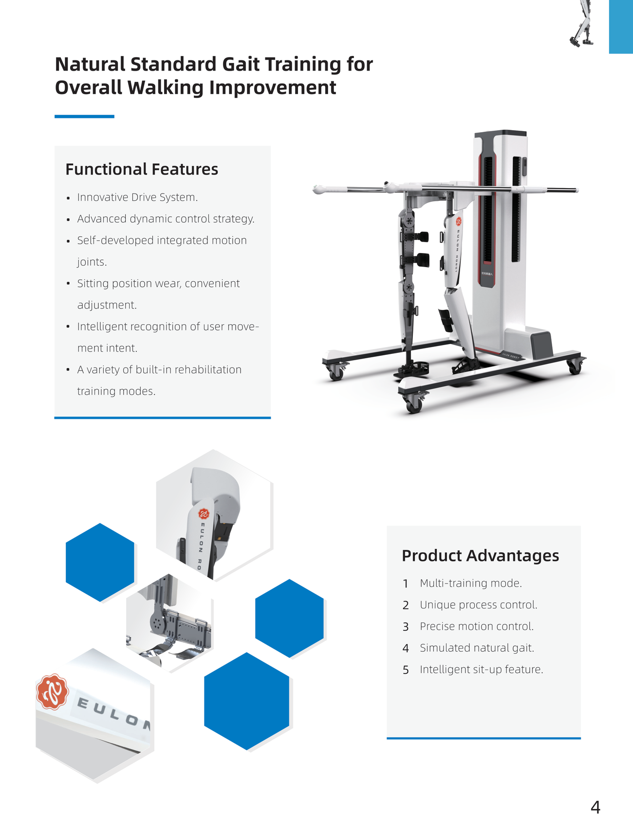 EULON Lower Limb Exoskeleton Gait Training System