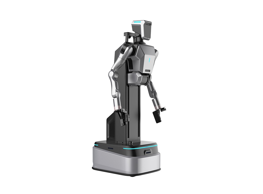 Wheeled Humanoid Robot (Pillar-shaped / Foldable)