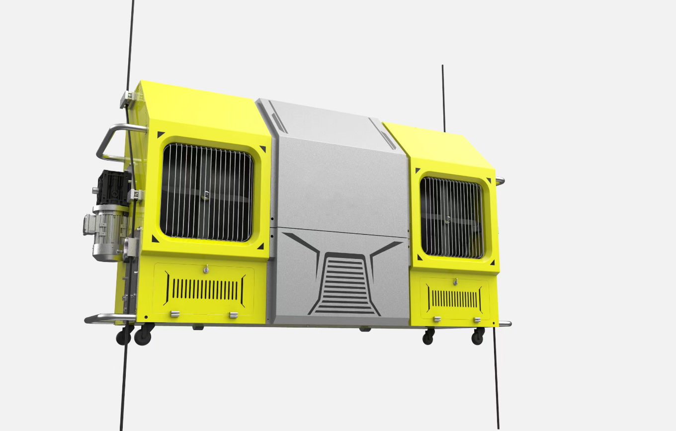 Shihe Cable-Suspended Facade Cleaning Robot