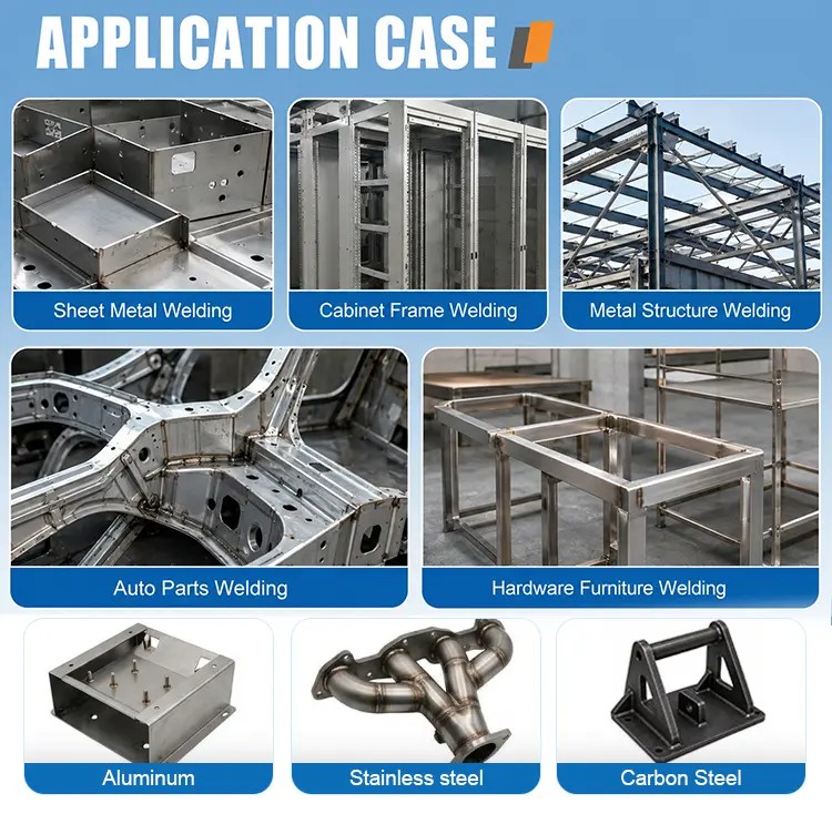 SZGH-HZ1500-10K - application cases and weldable materials