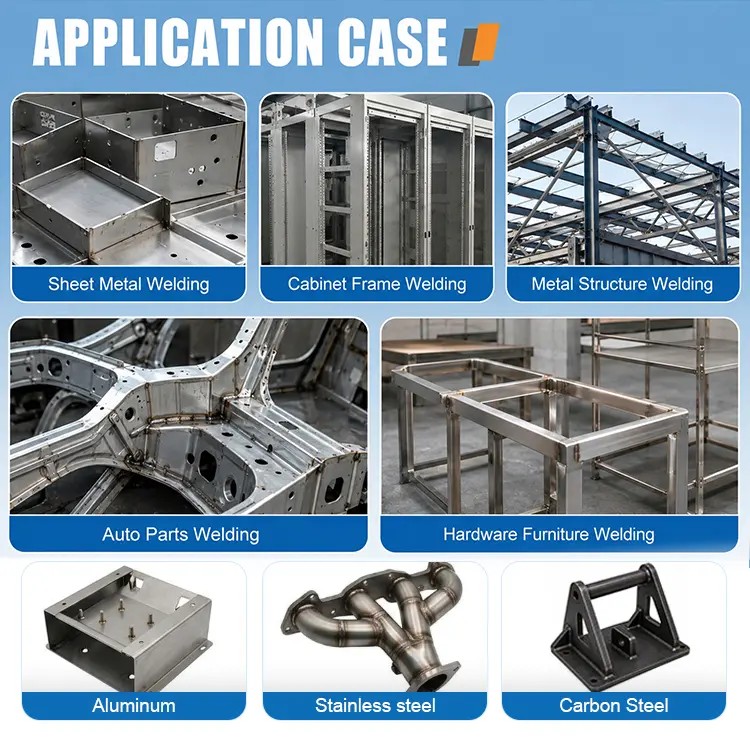 SZGH-HZ2050-10K - application cases and weldable materials
