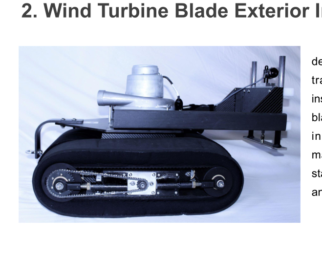 TRI Wind Turbine Blade Exterior Inspection Robot robot