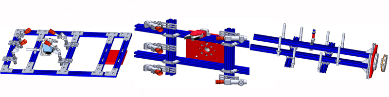 50x25 X-Type 1m Aluminum Profile robot