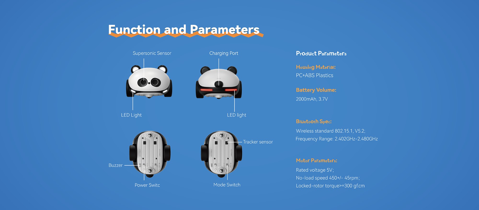PANDO - function and parameters