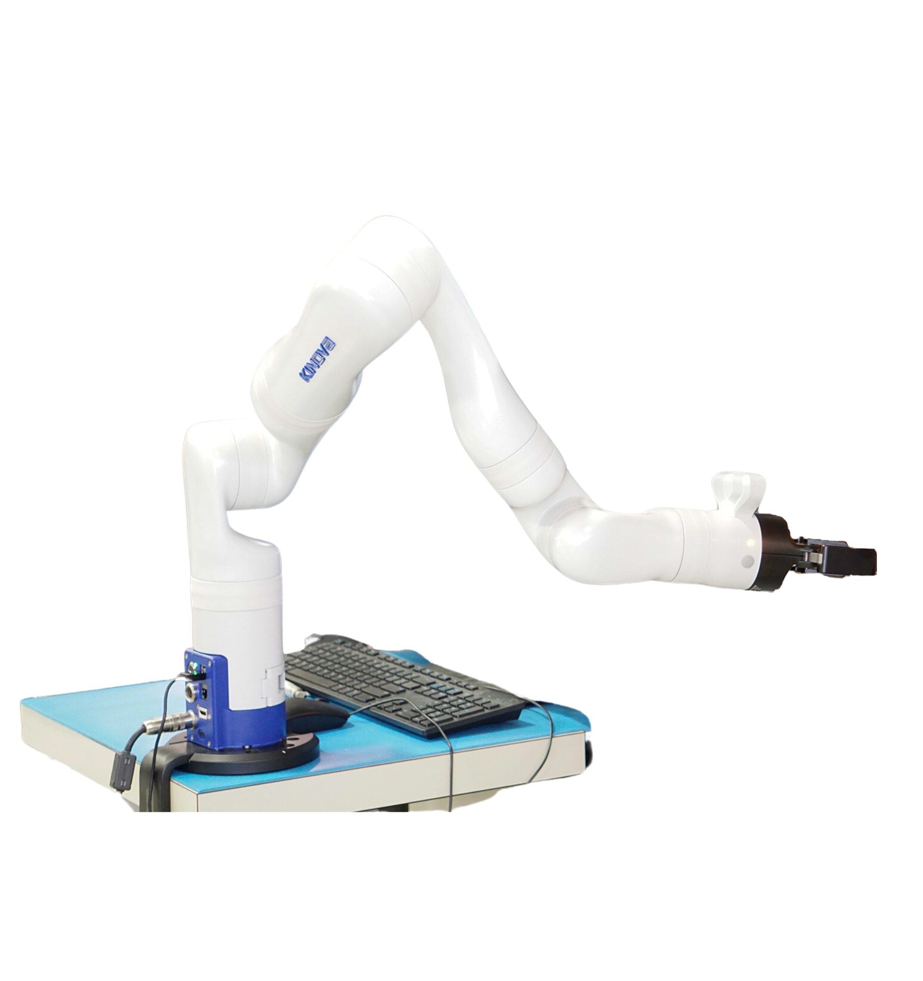 Kinova Gen3 lite mounted on a mobile workstation