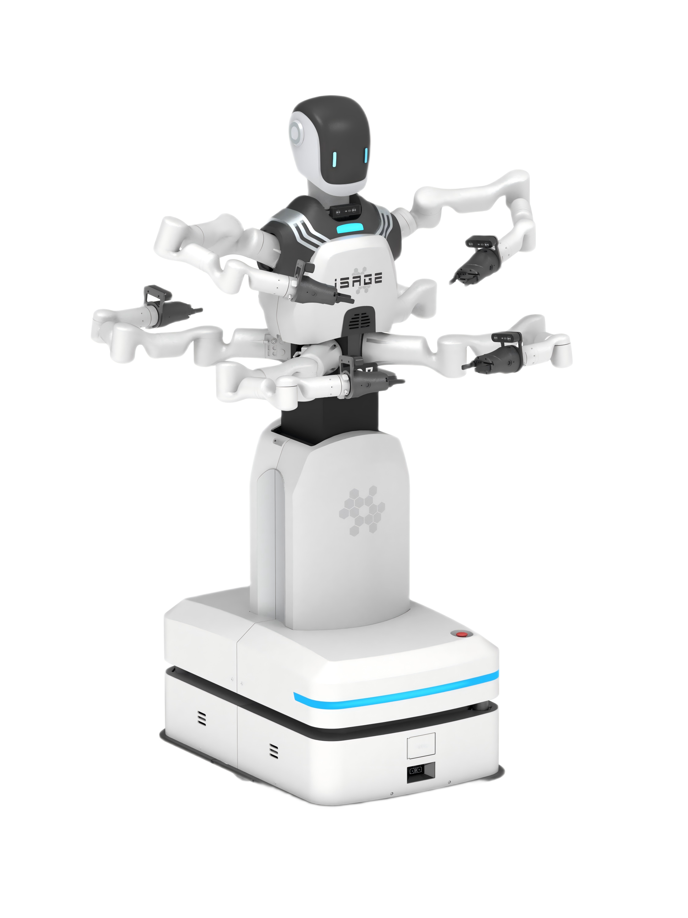 iSAGEBOT Heterogeneous Hexa-arm Robot robot