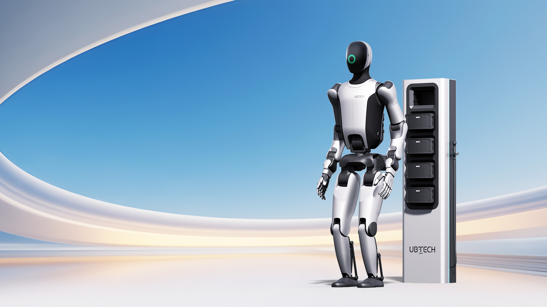 Walker S2 at a battery swap station