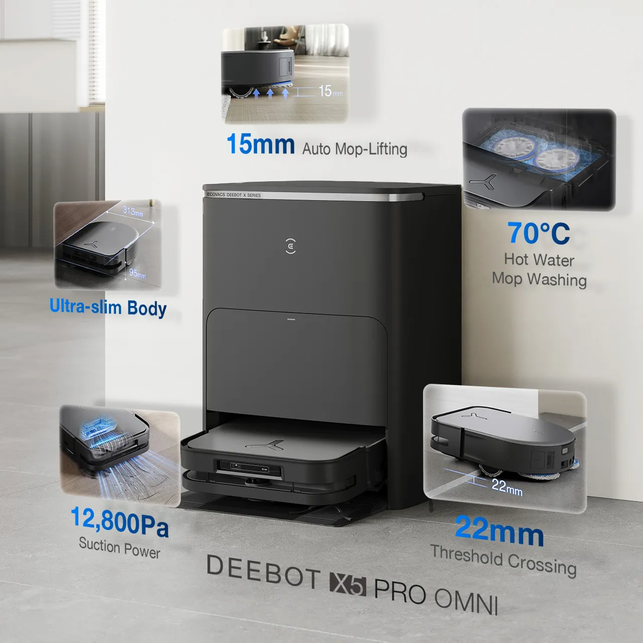 ECOVACS DEEBOT X5 Pro Omni