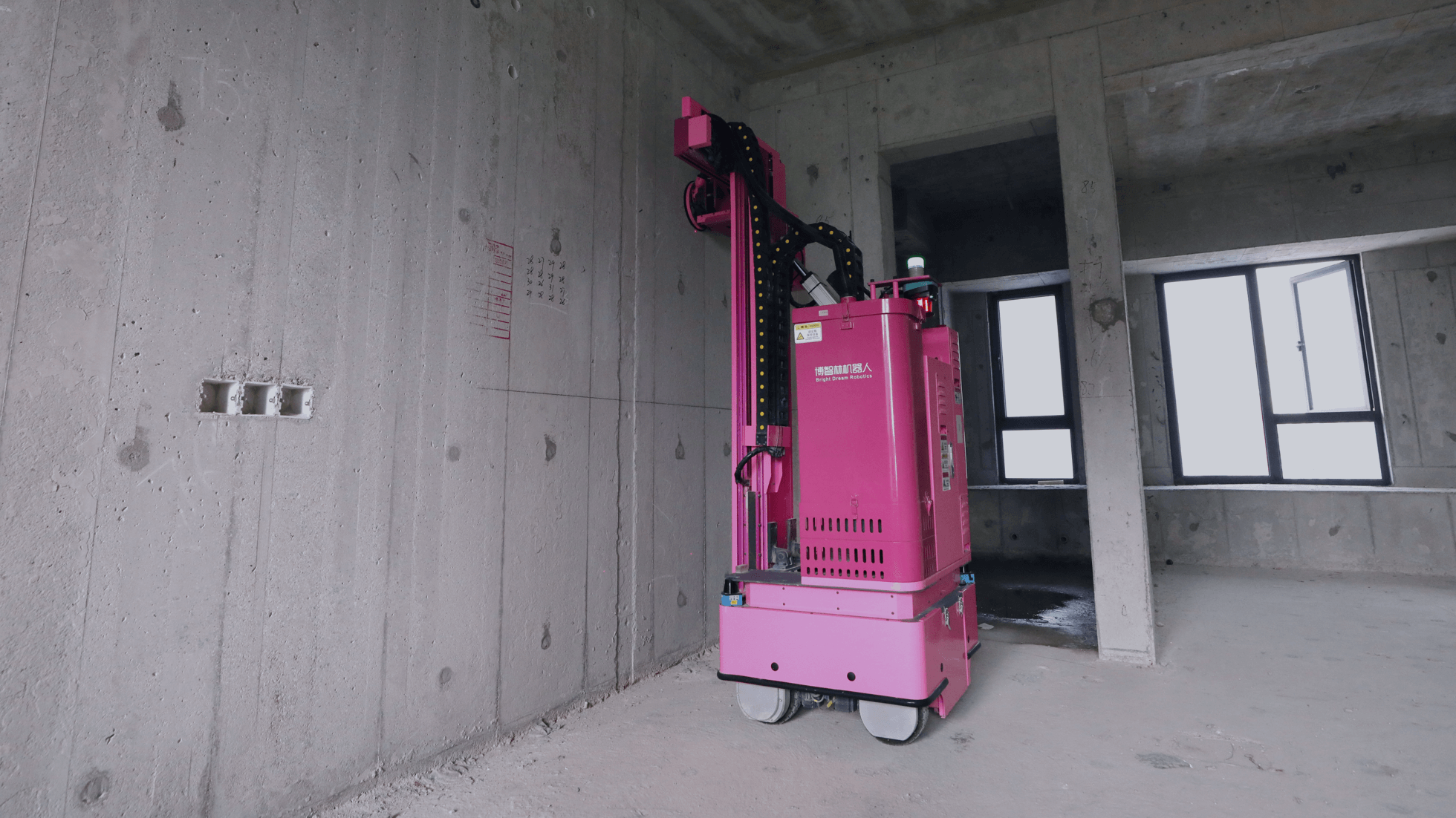 Concrete Shear Wall Grinding Robot