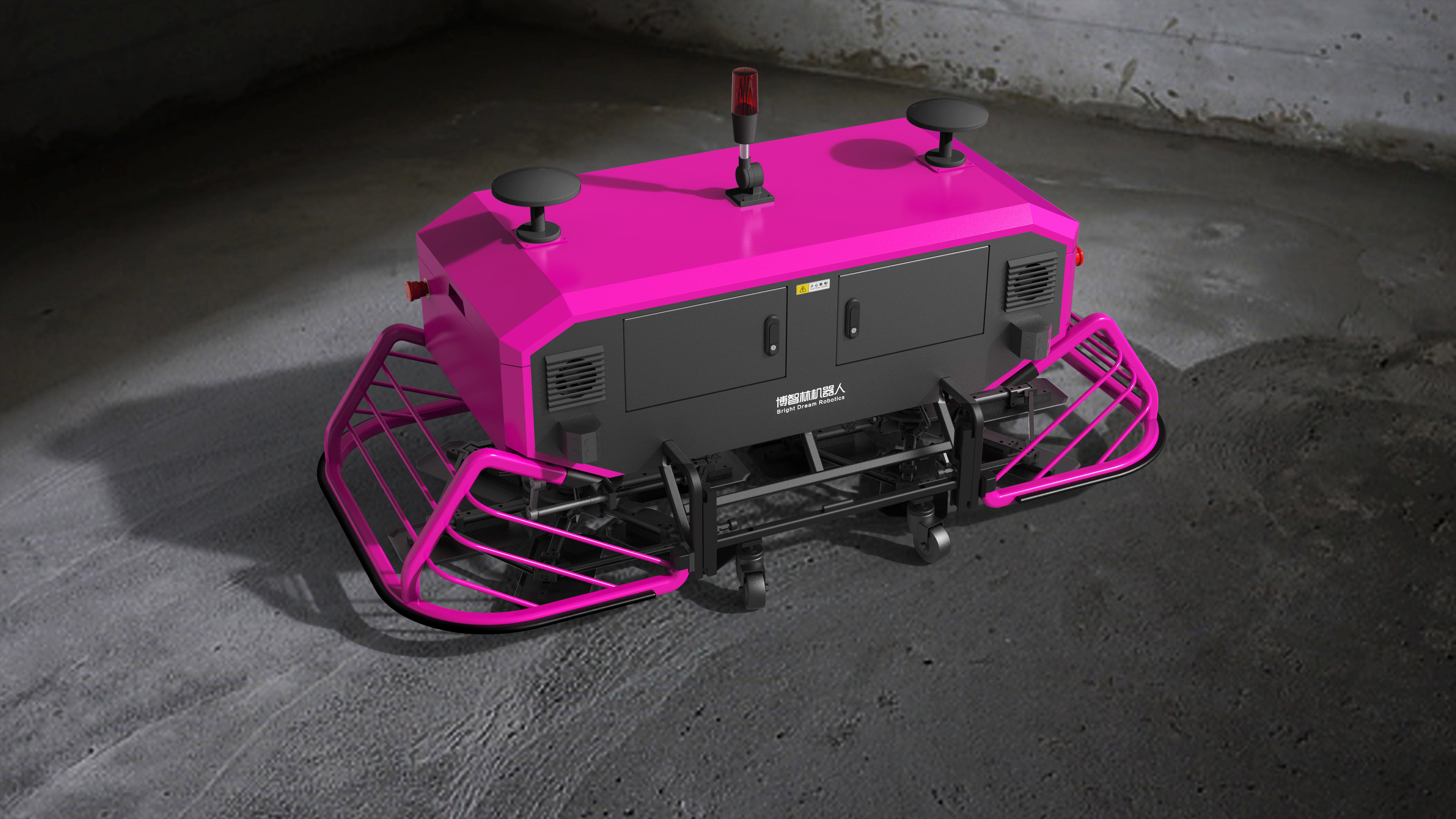 Basement Concrete Trowelling Robot robot