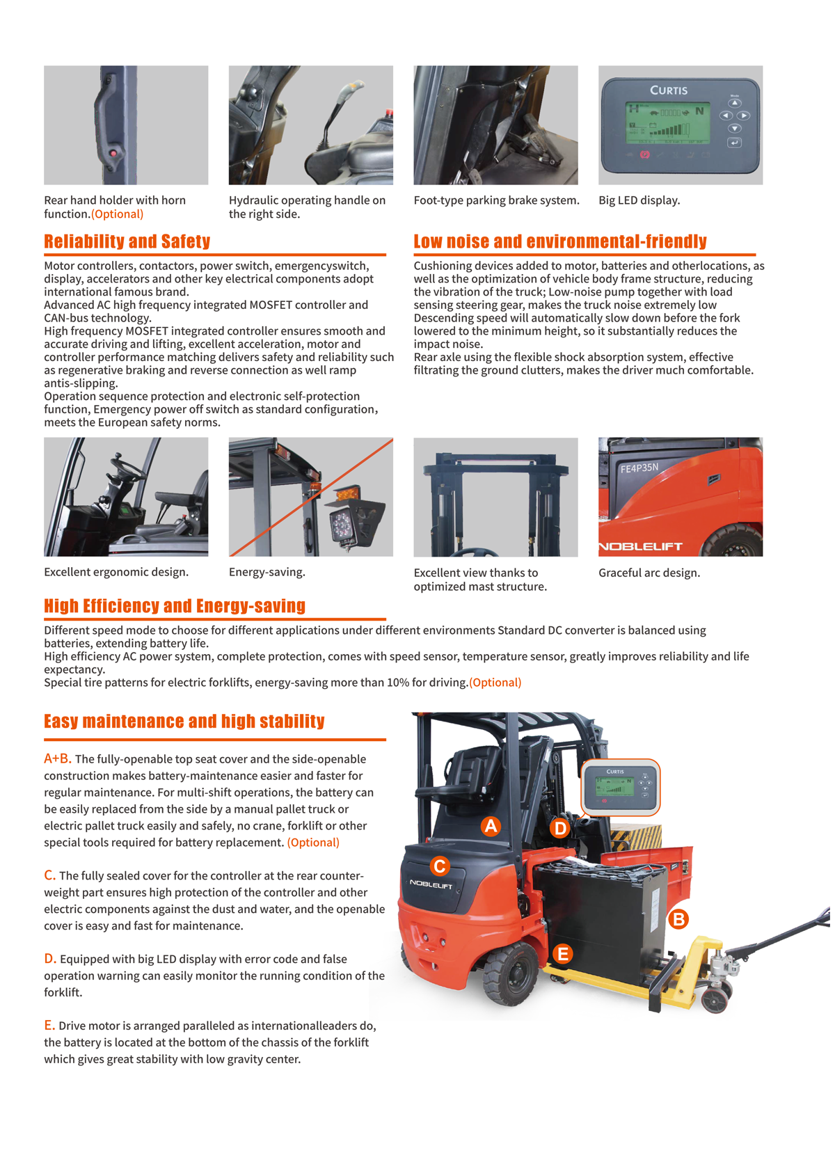 Counterbalanced Forklift
