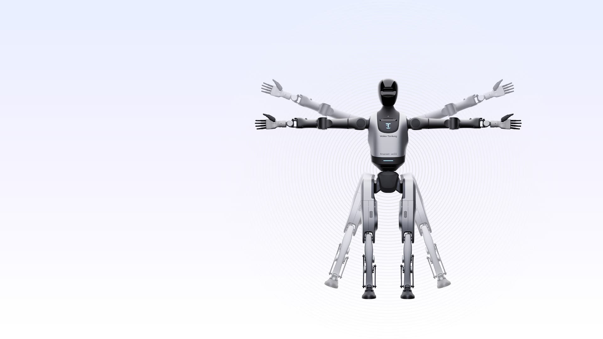 Walker Tienkung arms extended