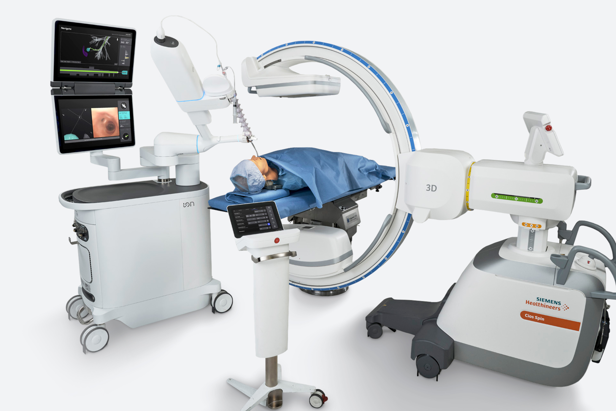 Ion robotic bronchoscopy
