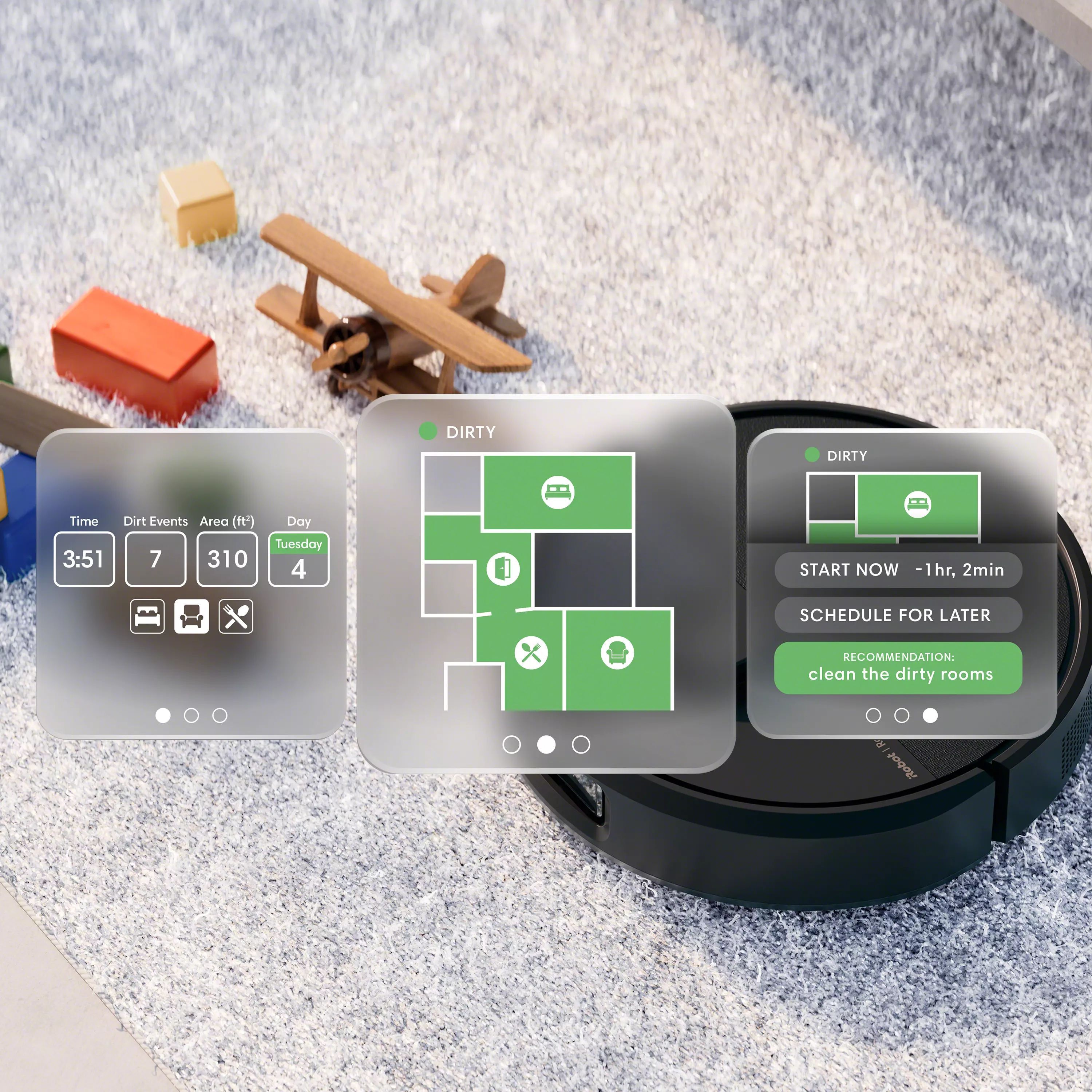 Roomba Plus 505 Combo robot + AutoWash dock