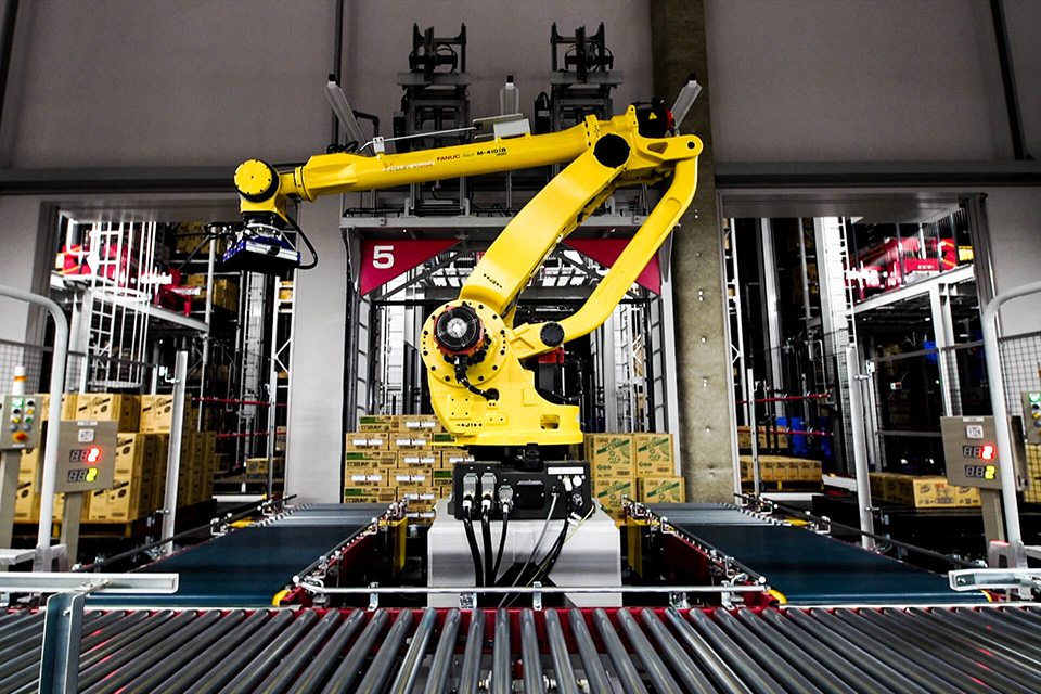 MujinRobot Depalletizer (Space-saving Mixed-load)