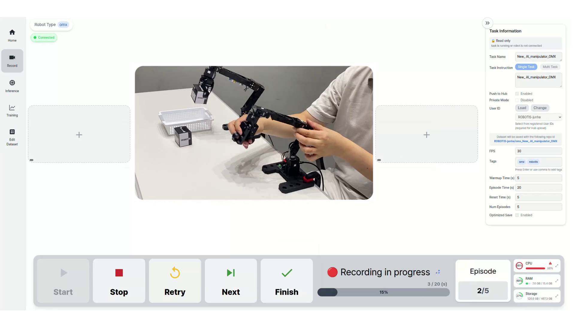 OMX AI Manipulator