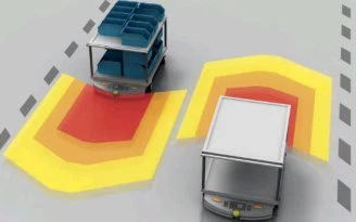 TZBOT 500KG Load Robot Towing Agv