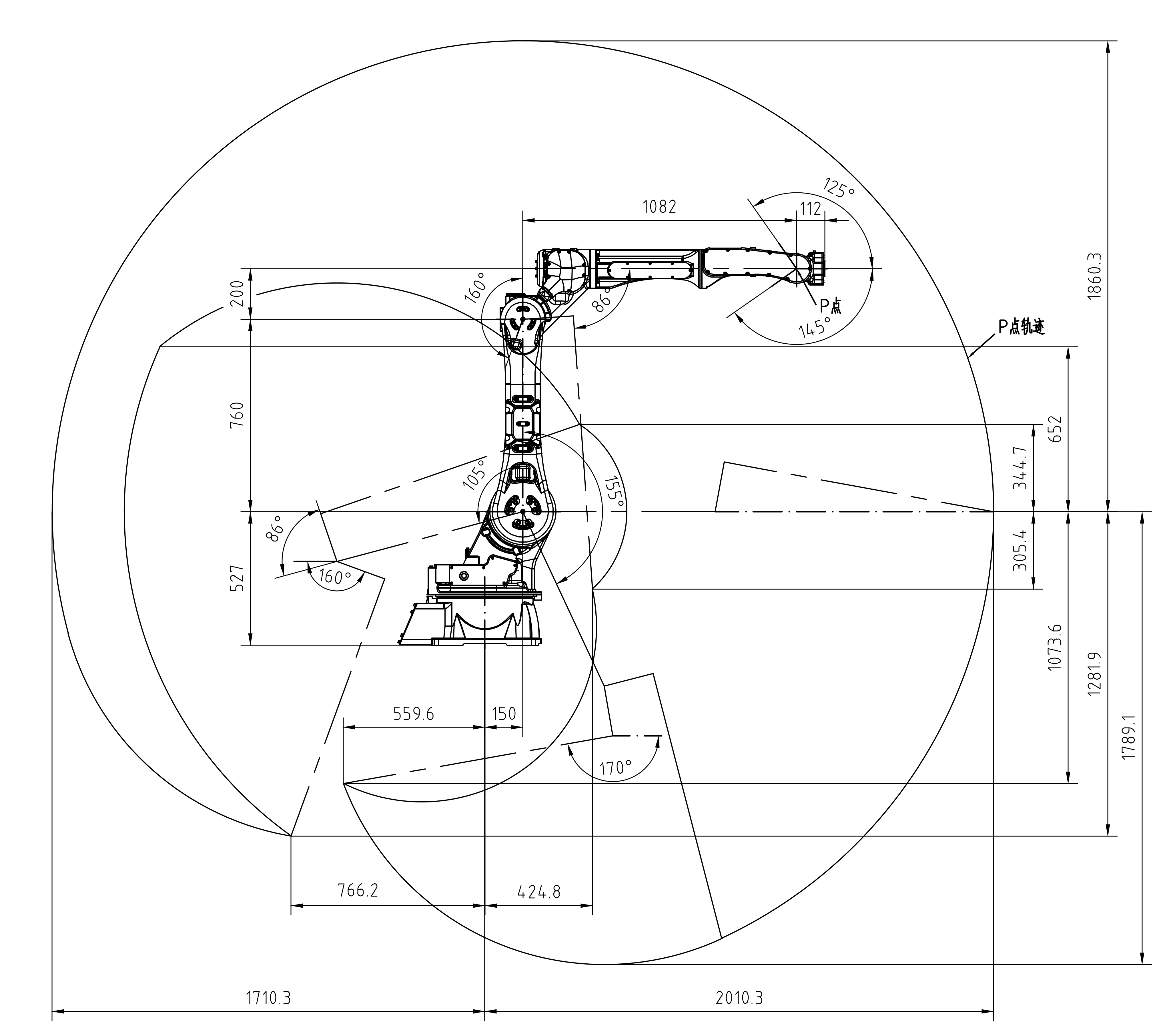 Welding robot KW1012B-2010