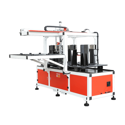 Dual-station Linear Material Rack 400x400