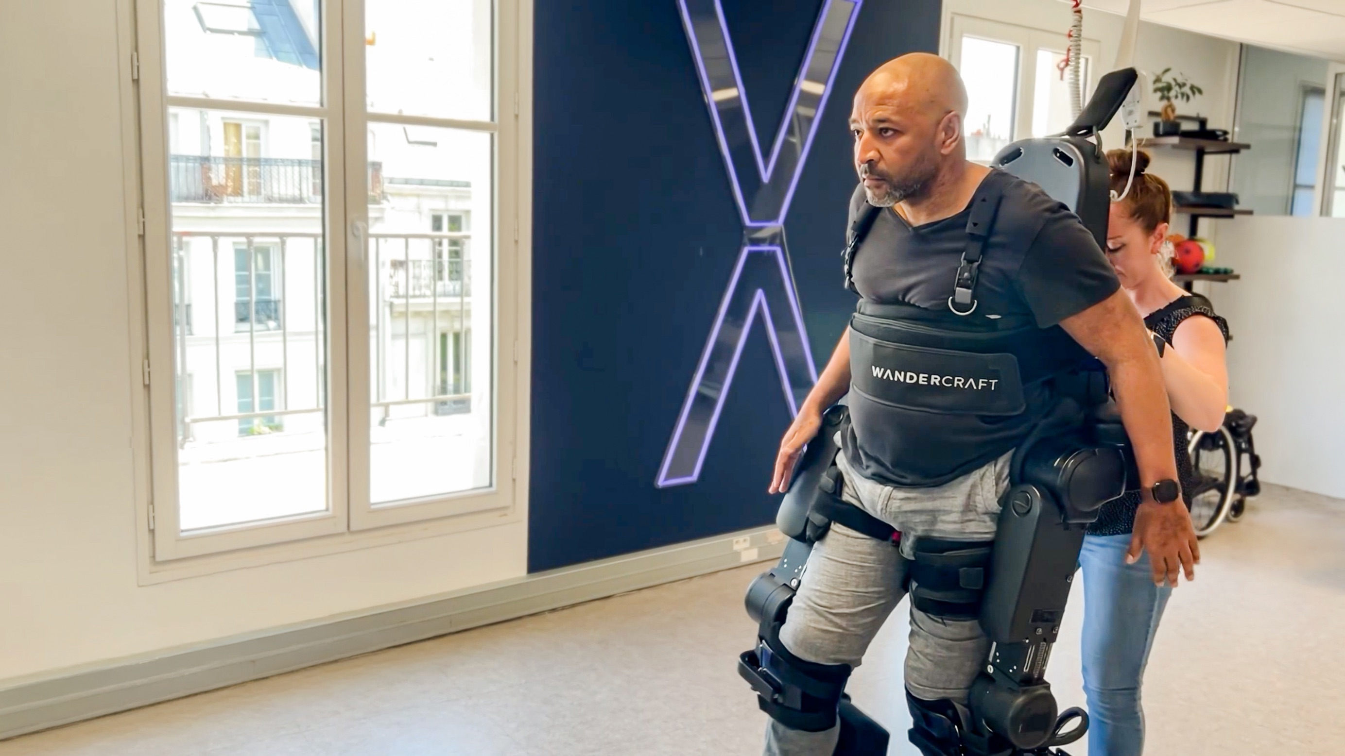 Atalante X in a rehabilitation session