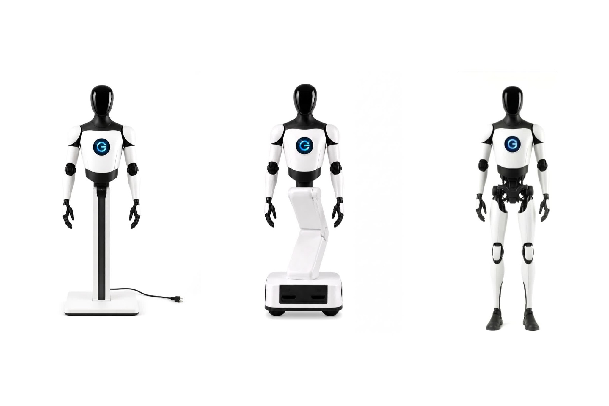 GEORGE upper body on pedestal, scissor lift and legs