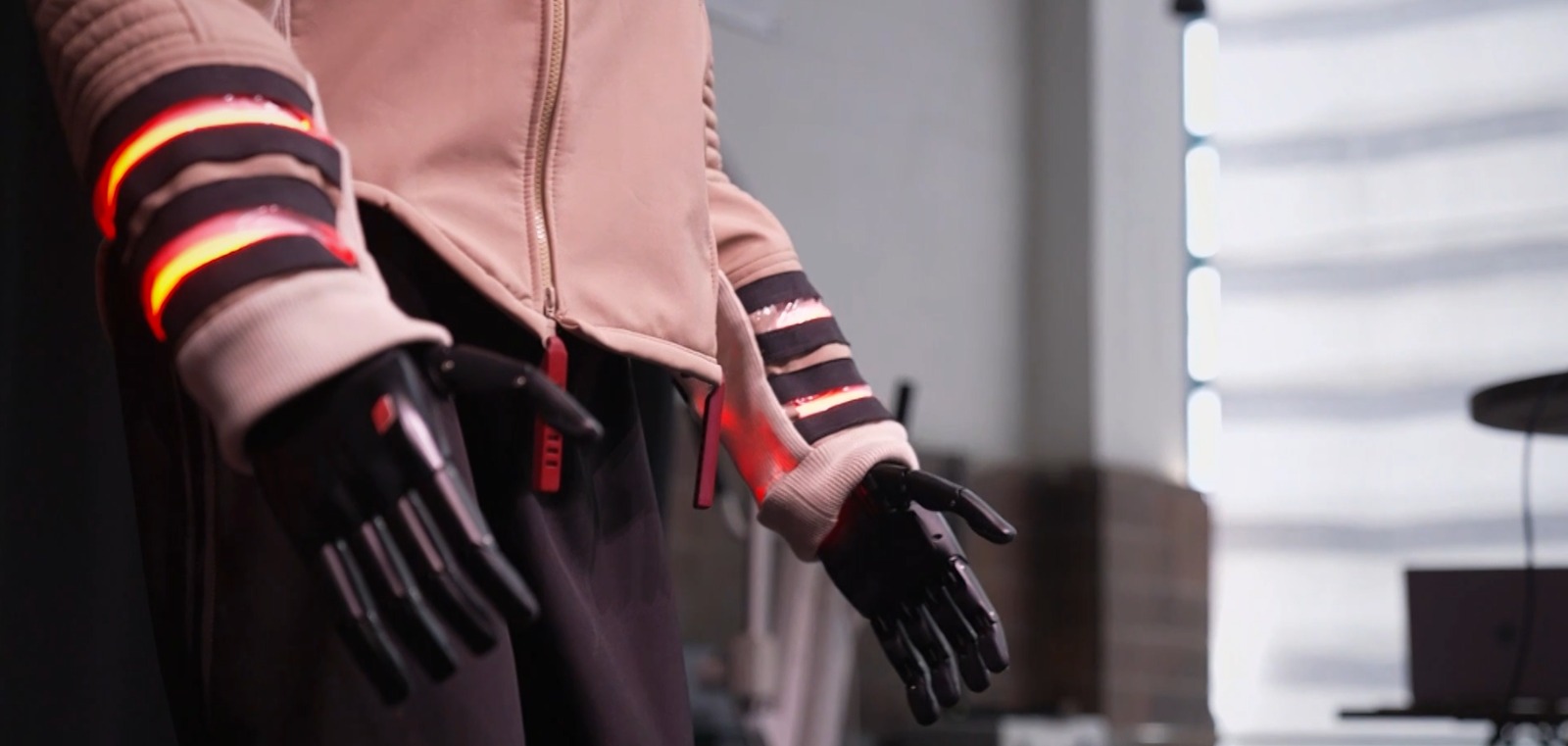 Workmate hands and arm detail