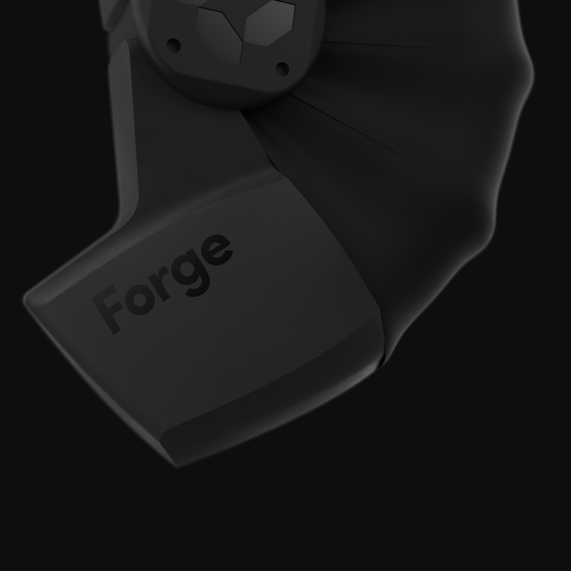 Forge air actuator at the knee