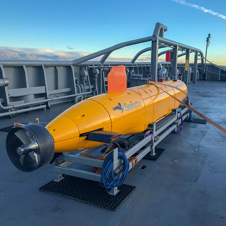 SeaRaptor AUV ShipDek