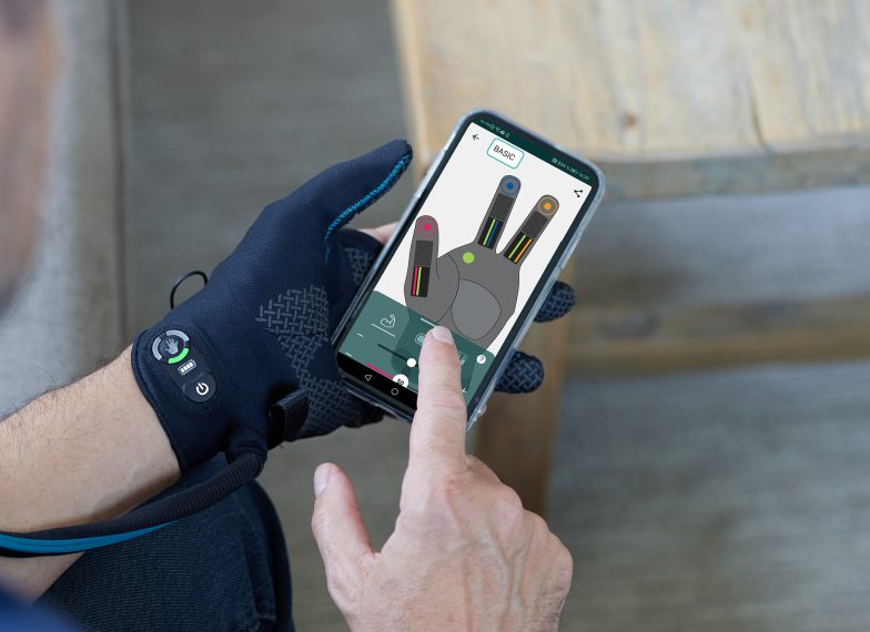 Carbonhand wrist control pad and app