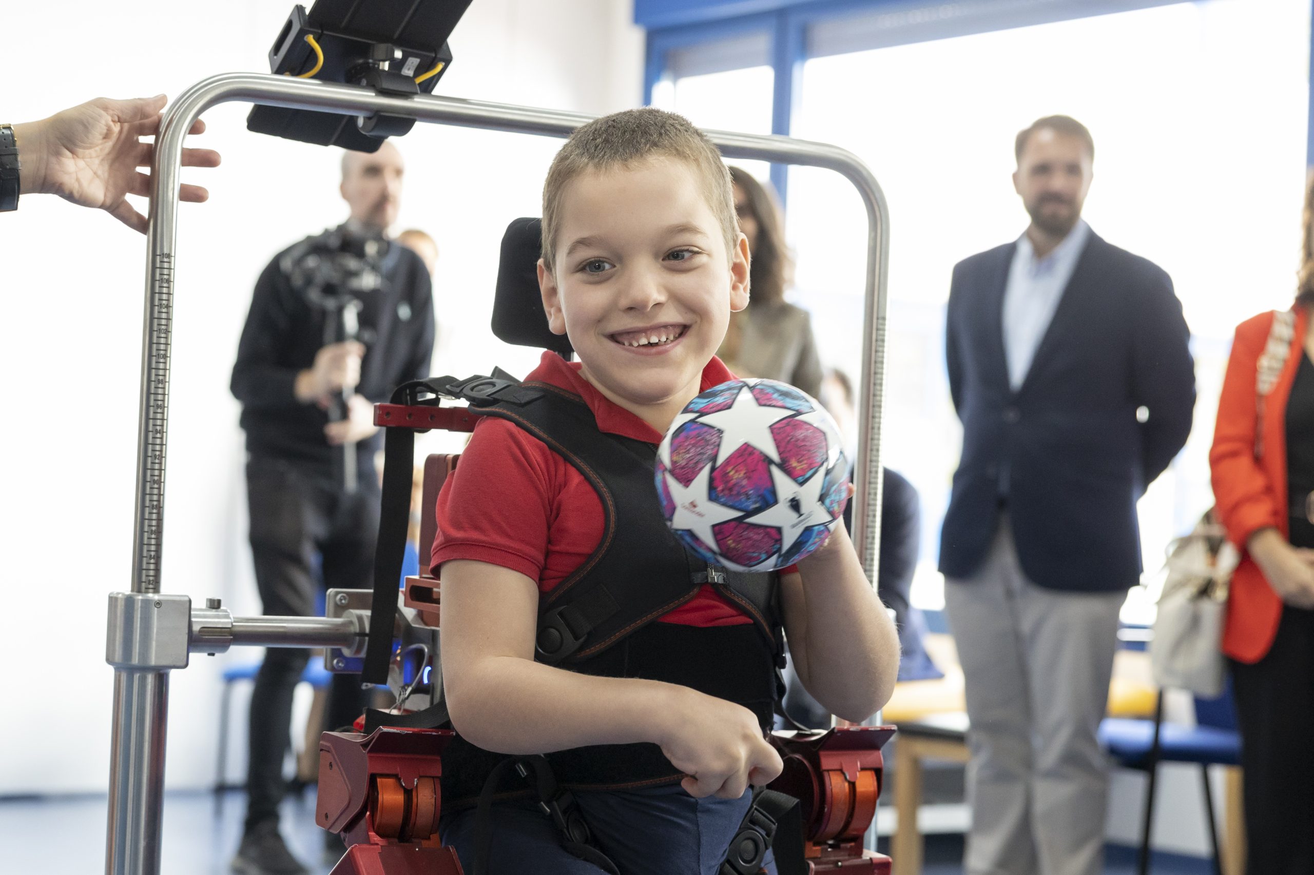 Child playing with a ball in ATLAS 2030