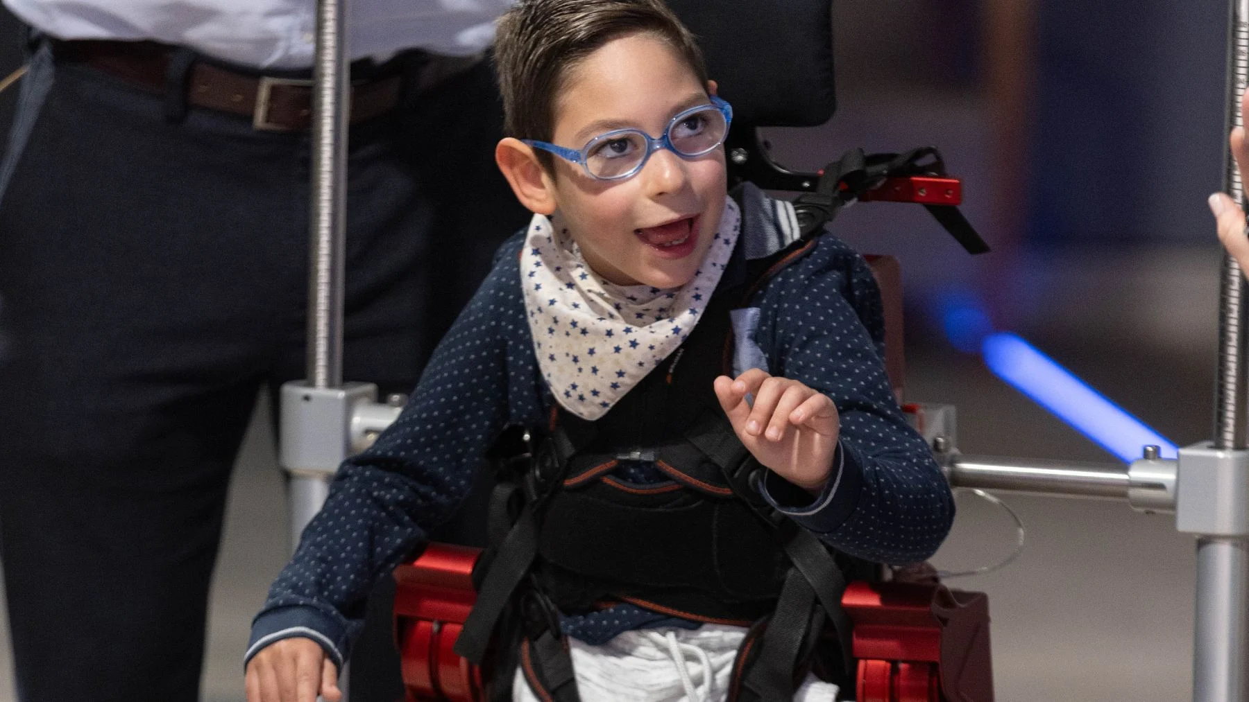 Child using the ATLAS 2030 exoskeleton