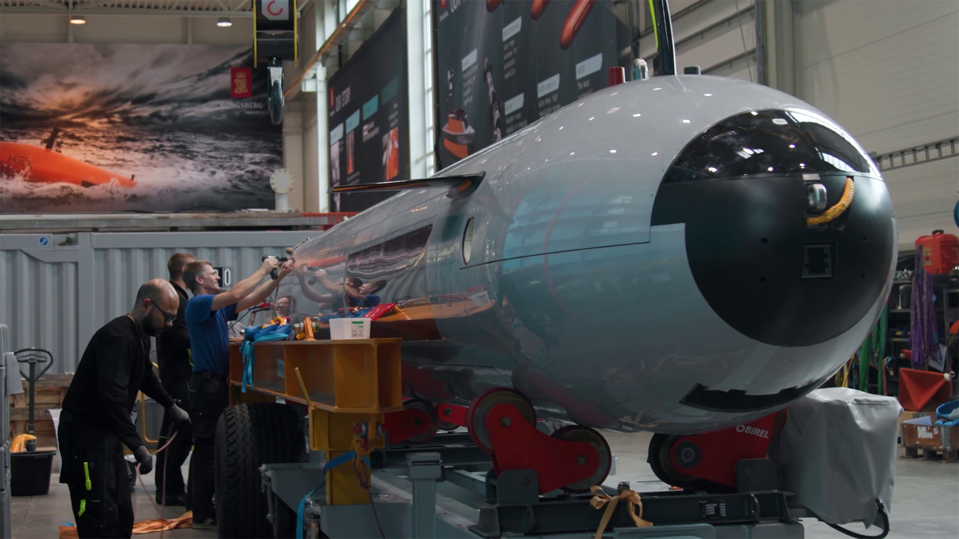 HUGIN Endurance under assembly