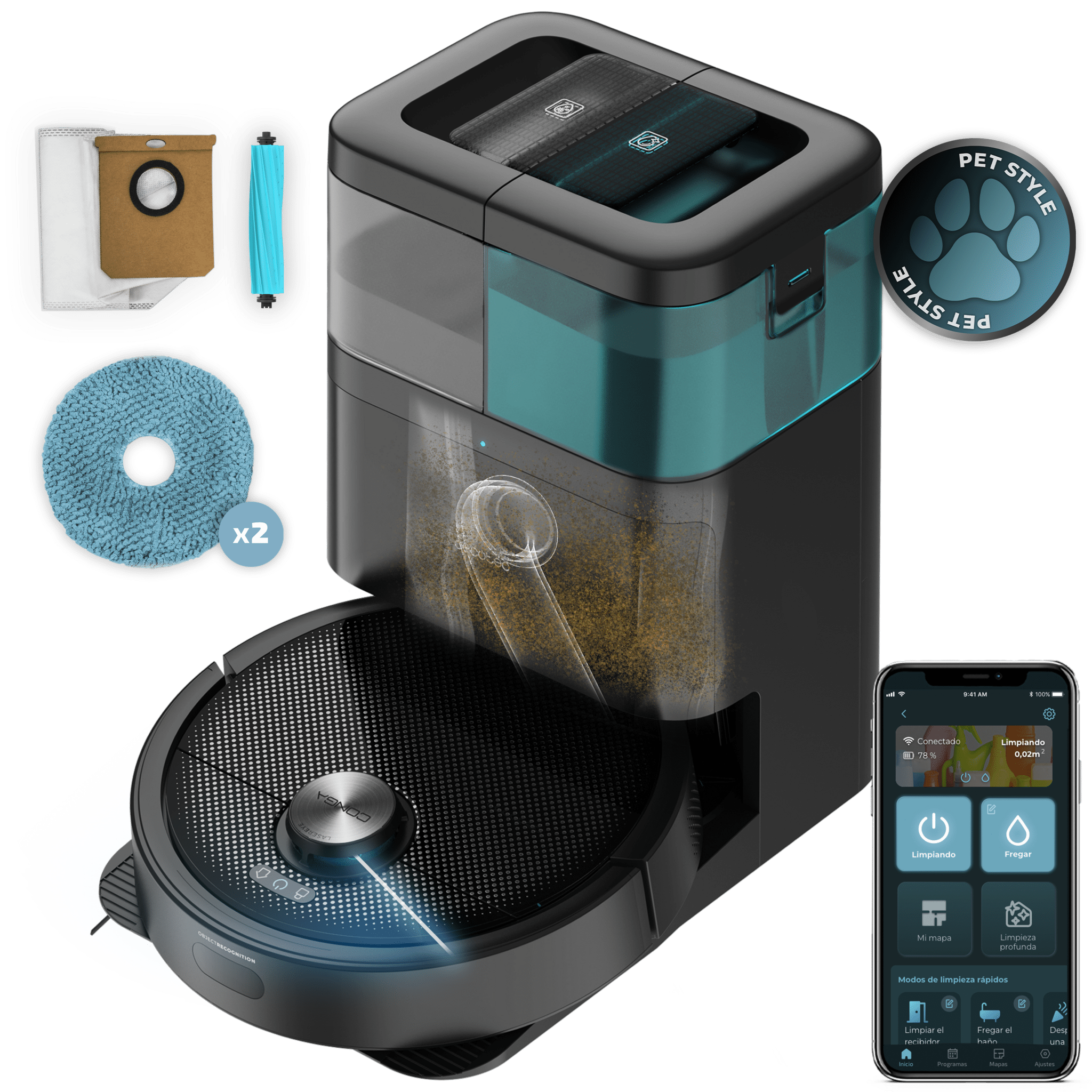 Conga 15090 SpinArm Home&Wash robot