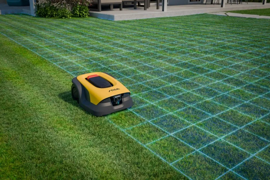 STIGA A 25v mowing with virtual grid