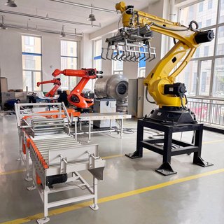 Automatic Palletizing Robot Payload 50kg Bag Palletizer Machine