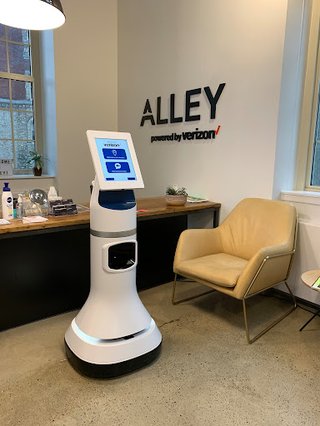 Ava 5G Receptionist Robot