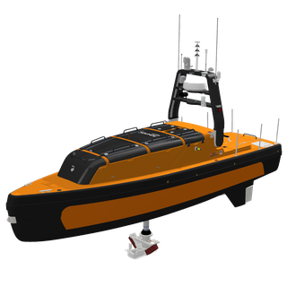 Kongsberg Sounder USV with gondola